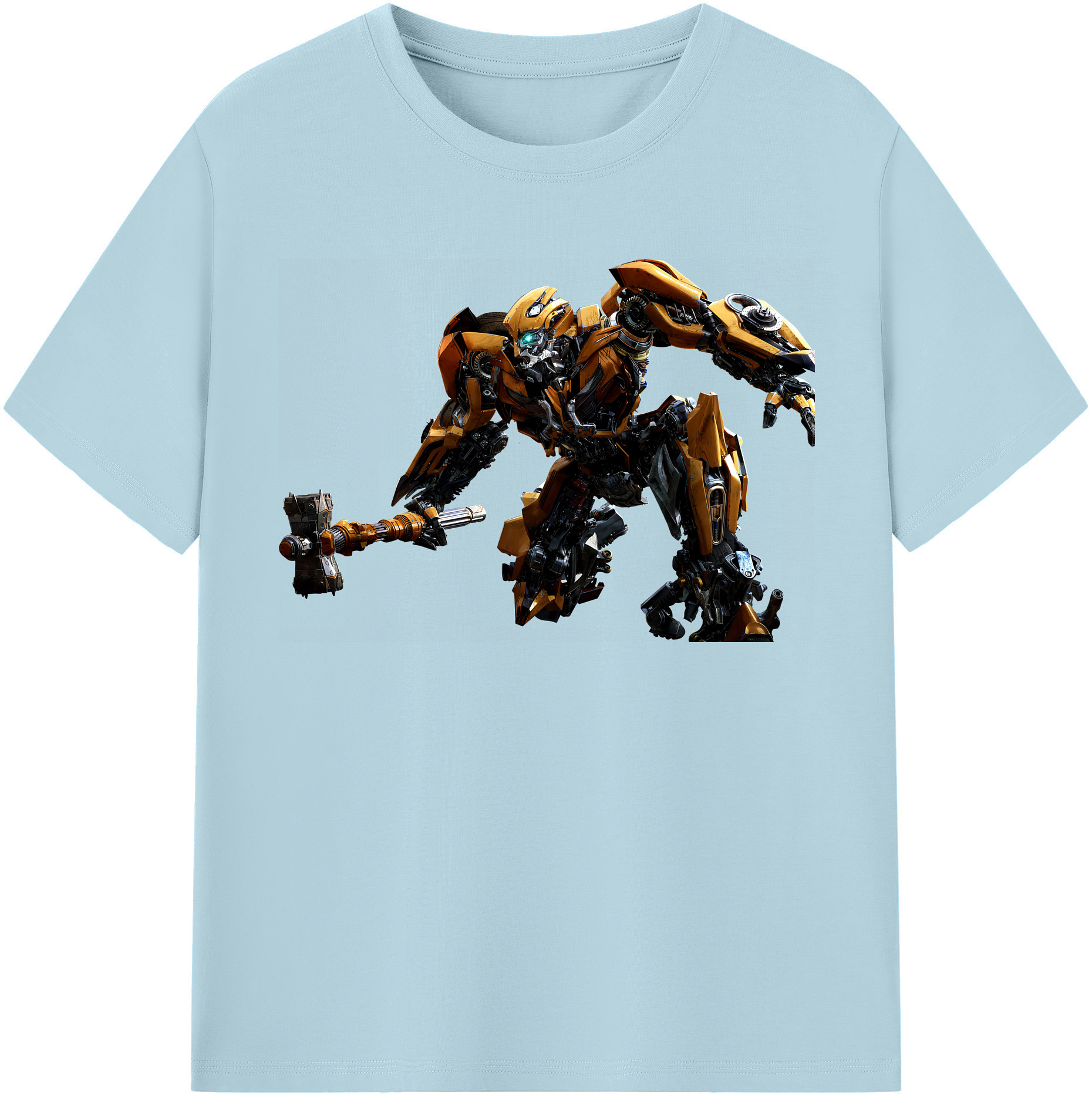 （画像用） Transformers トランスフォーマー 綿100％半袖Tシャツ（フロントプリント）
